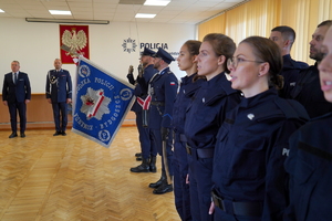 Ślubowanie nowych policjantów