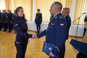 Ślubowanie nowych policjantów