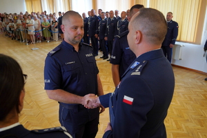 Ślubowanie nowych policjantów