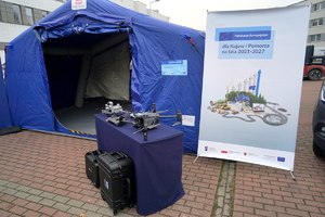 Nowe bezzałogowe statki powietrzne i namiot ratowniczy